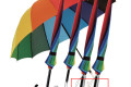 60 무지개 우산(14K) 장우산 일자