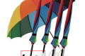 60 무지개 우산(14K) 장우산 곡자