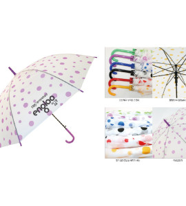 땡땡이 투명/반투명 비닐우산