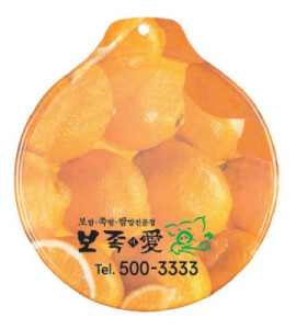 오렌지 (원형센스 멜라민 냄비받침)