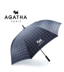 아가타 체크 70장우산 (네이비)