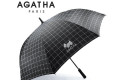 아가타 체크 70장우산 (블랙)