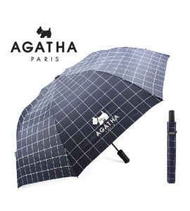 아가타 체크 2단 우산